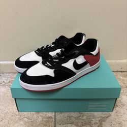 Nike Men's SB Alleyoop Classic Skate Shoes White Black Red Sz 12/13 CJ0882-102