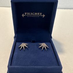 Unique Vintage Diamond Earrings