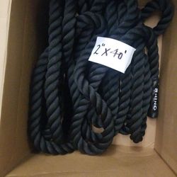2 in X 40 ft Battle rope for Training