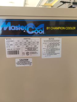 Master cooler downdraft