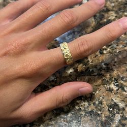 14K Nugget Ring