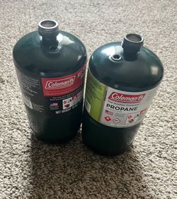 Propane tank for portable stove