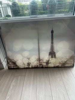 Eiffel Tower Paris Canvas Wall Art
