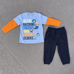 Baby/toddler outfit, Carter’s pants & Okie Dokie shirt, size 18 months