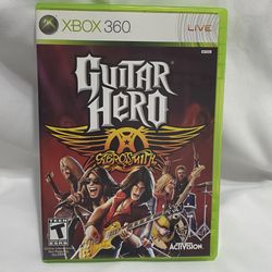 XBox 360 Live Guitar Hero Aerosmith Teen Game