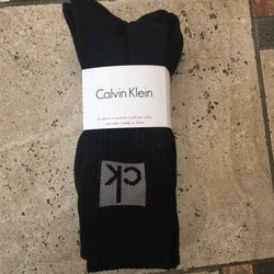 NWT CK men’s cotton cushion sole socks 4 pairs