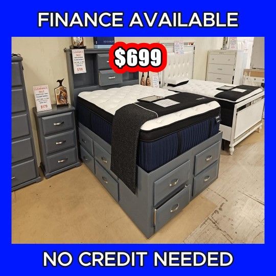 ๐ฅ QUEEN BED DEAL! ๐บ๐ธ OFERTA DE CAMAS! ๐Only $699 โ Add Mattress $99  AND  up Last one/ ULTIMO FINANCE AVAILABLE Delivery available Pickup price