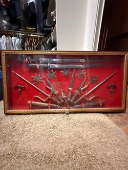 Ninja Weapon Display Case Collection