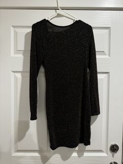 Black/Gold Sequin Dress