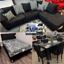 3ROOM PACKAGE DEAL QUEEN WITH MATTRESS