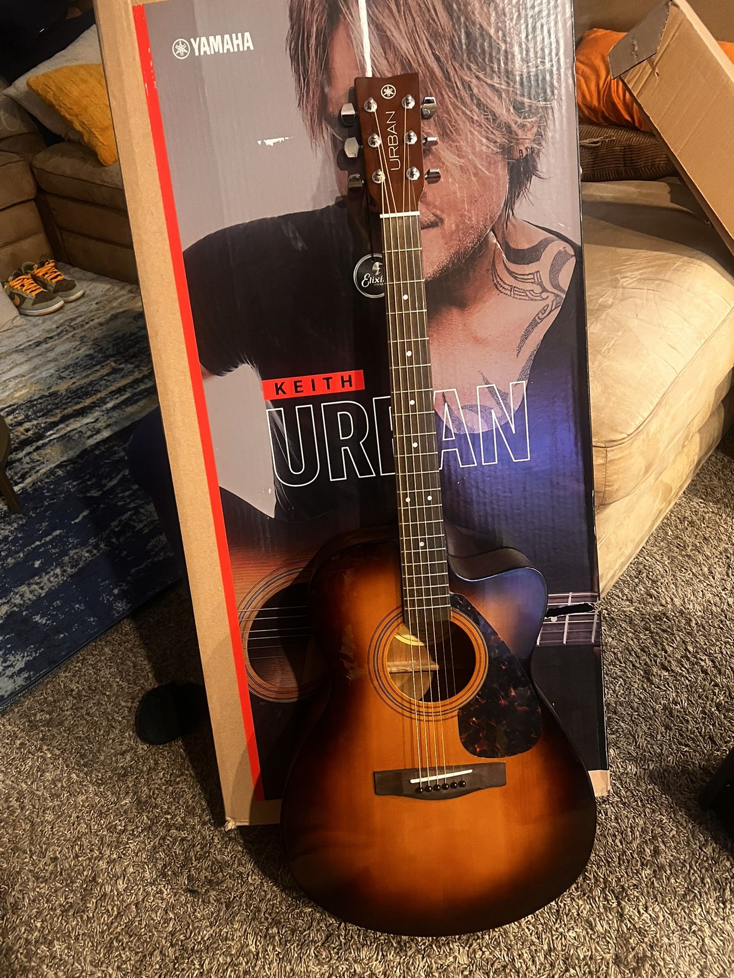 Brand New! URBAN Guitar by Yamaha - Acoustic Bundle w/ Lessons by Keith Urban
