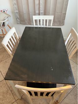 Dining table with 4 chairs