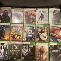 Xbox360 Games (Disc w/ Case)