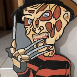 Handmade Seasonal Freddy Krueger Indoor/Outdoor Decorations