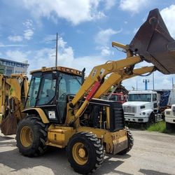 Cat 446D Backhoe Loader 4x4 Hyd. Thumb