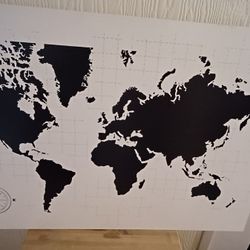 World Map Wall Art