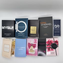DESIGNER PERFUME SAMPLE SET 10 PCS LUXURY FRAGRANCE BUNDLE