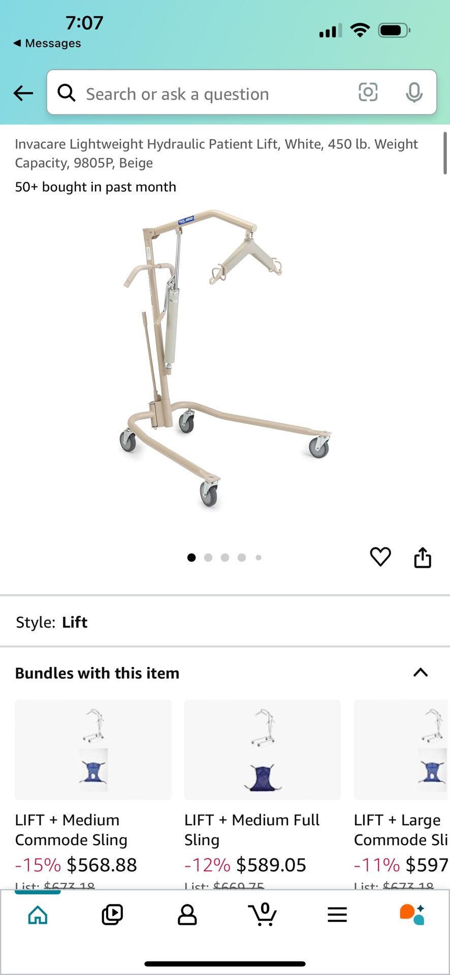Medical Lift, Wheel Chair, and Hospital Bed