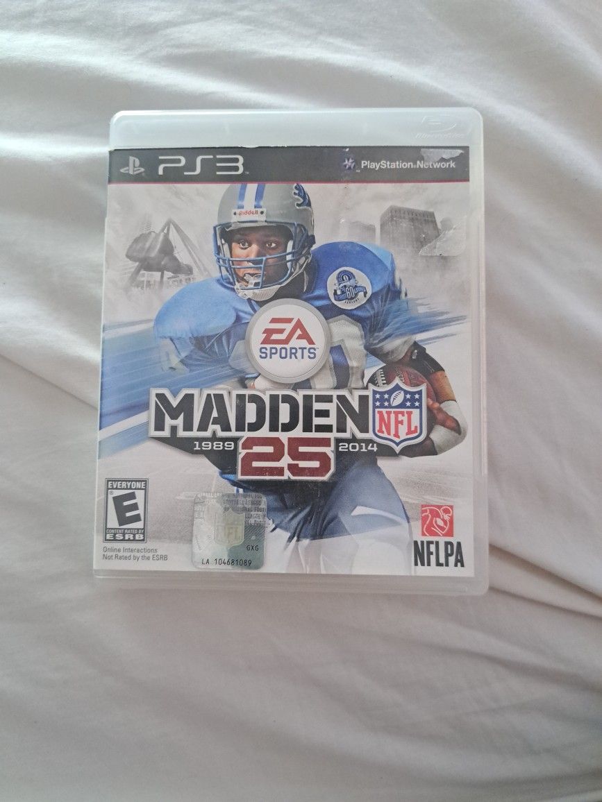 Ps3 MADDEN 25