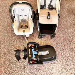 Uppa Baby Mesa Car Seat Carseat And Base With Uppa Baby Minu Stroller With Car seat Adapter