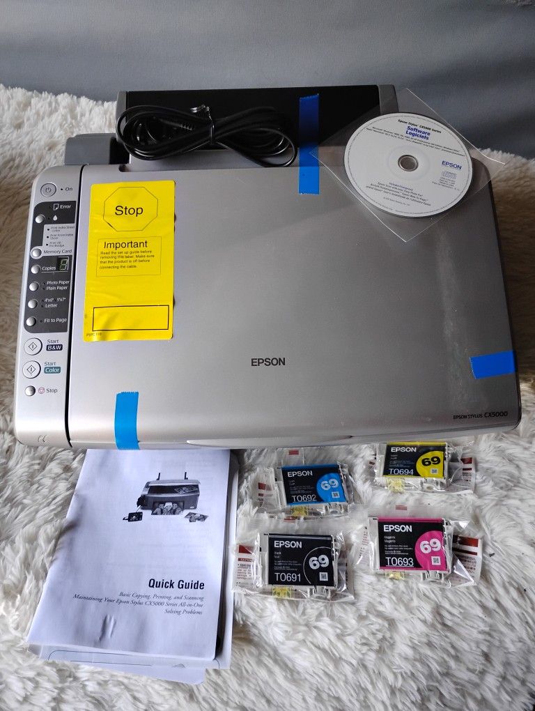 Epson Stylus CX5000 Al In One Printer Scanner
