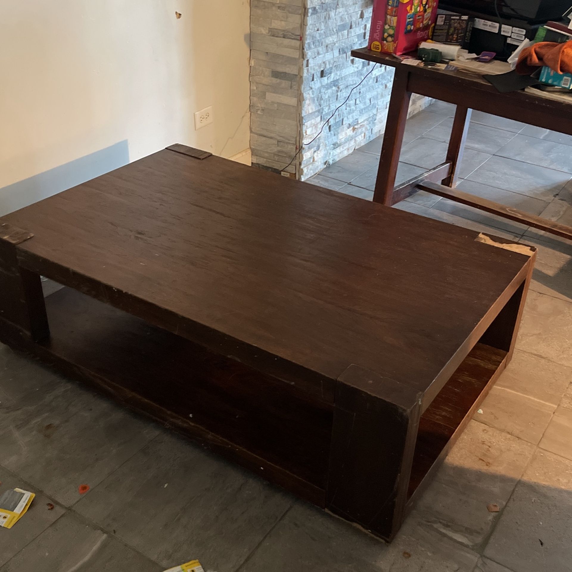 Bernhardt Wood/ Wood Composite Modern Coffee Table