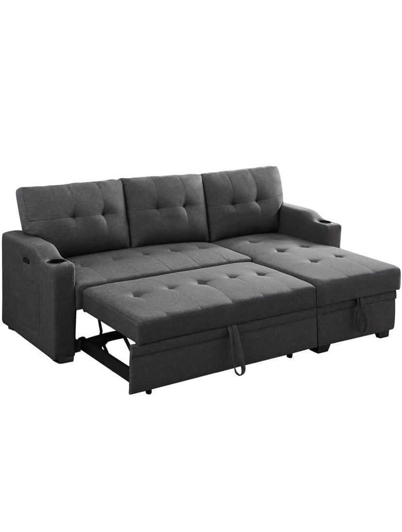 Gray Sleeper Couch