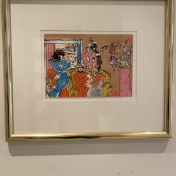 Peter Max Flower Garden Signed