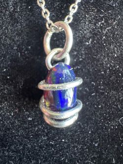 Black Opal in .925 Sterling Silver