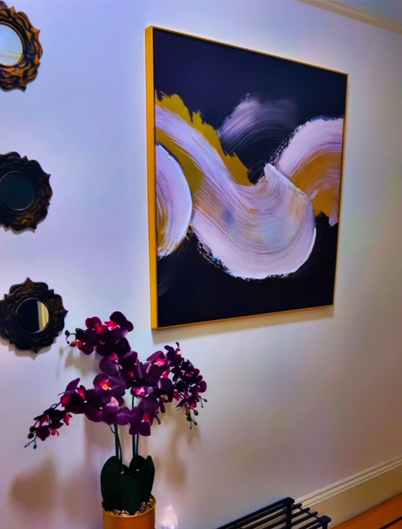Black and Gold Art
