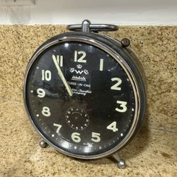 vintage Wehrle Three-in-One mechanical alarm clock