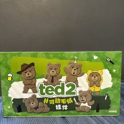 Pop Mart Ted 2 Plush Pendant Series Sealed Case 