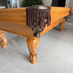 Pool Table 8ft ( Free Delivery & Set Up & New Color Felt Of Your Choice ) 