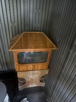 1970s bamboo fish tank so retro/ Middletown, New Jersey