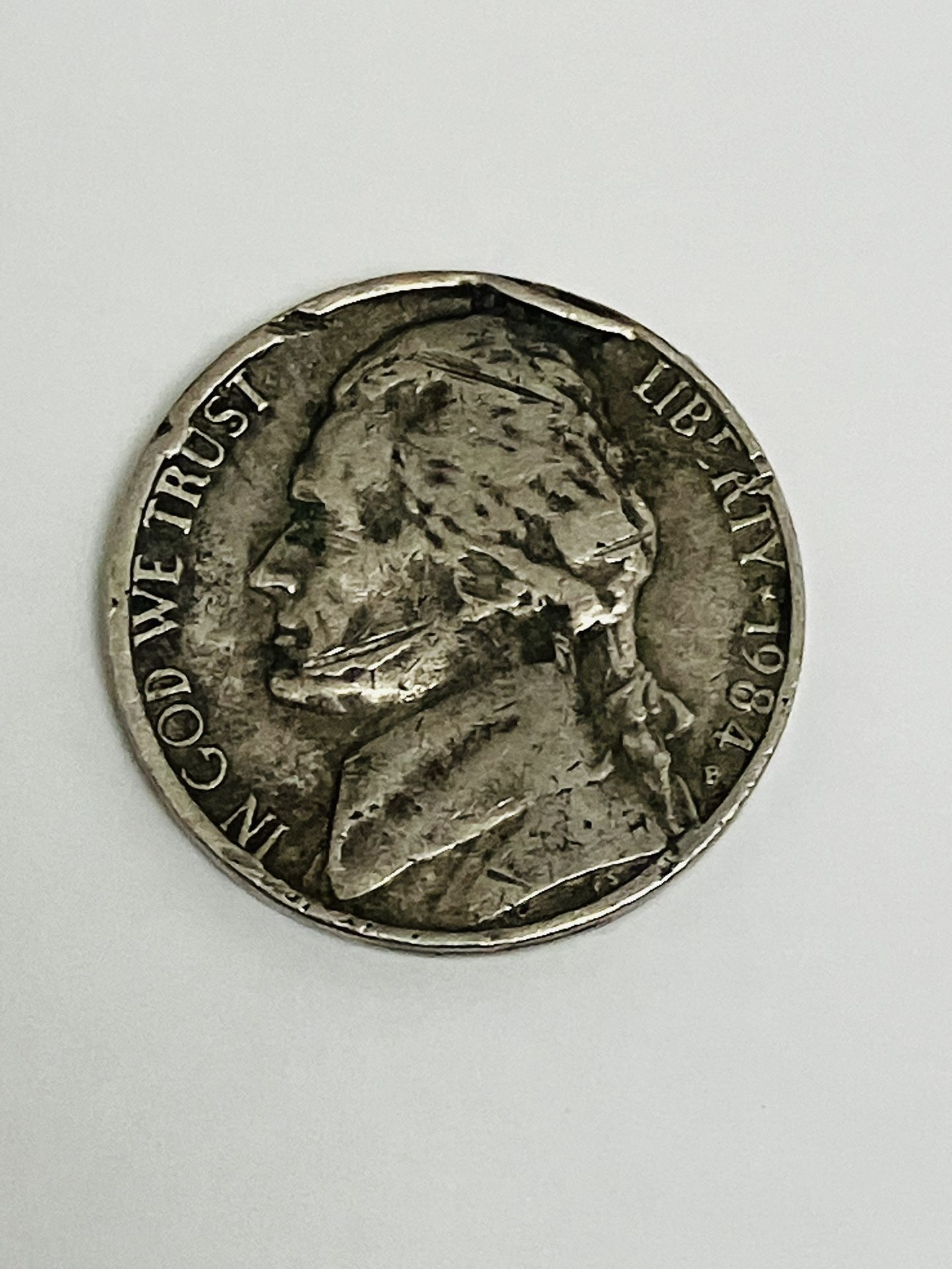 {Best Offer}1984 P Error Coin (Nickel)