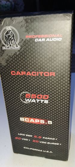 Bullz Audio BCAP5.5 Car Audio Capacitor 5500W