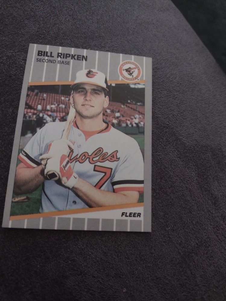 Baseball Blackout of the Error.  Billy Ripken 89 Fleer.  Cash Porch Pickup Redmond 