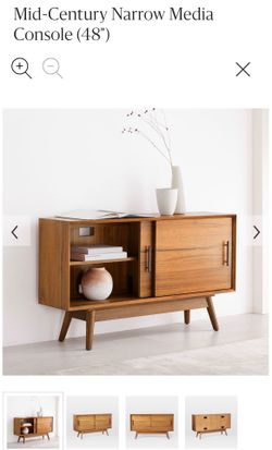 West Elm Mid-Century Modular Low Storage Cabinet (48") $999