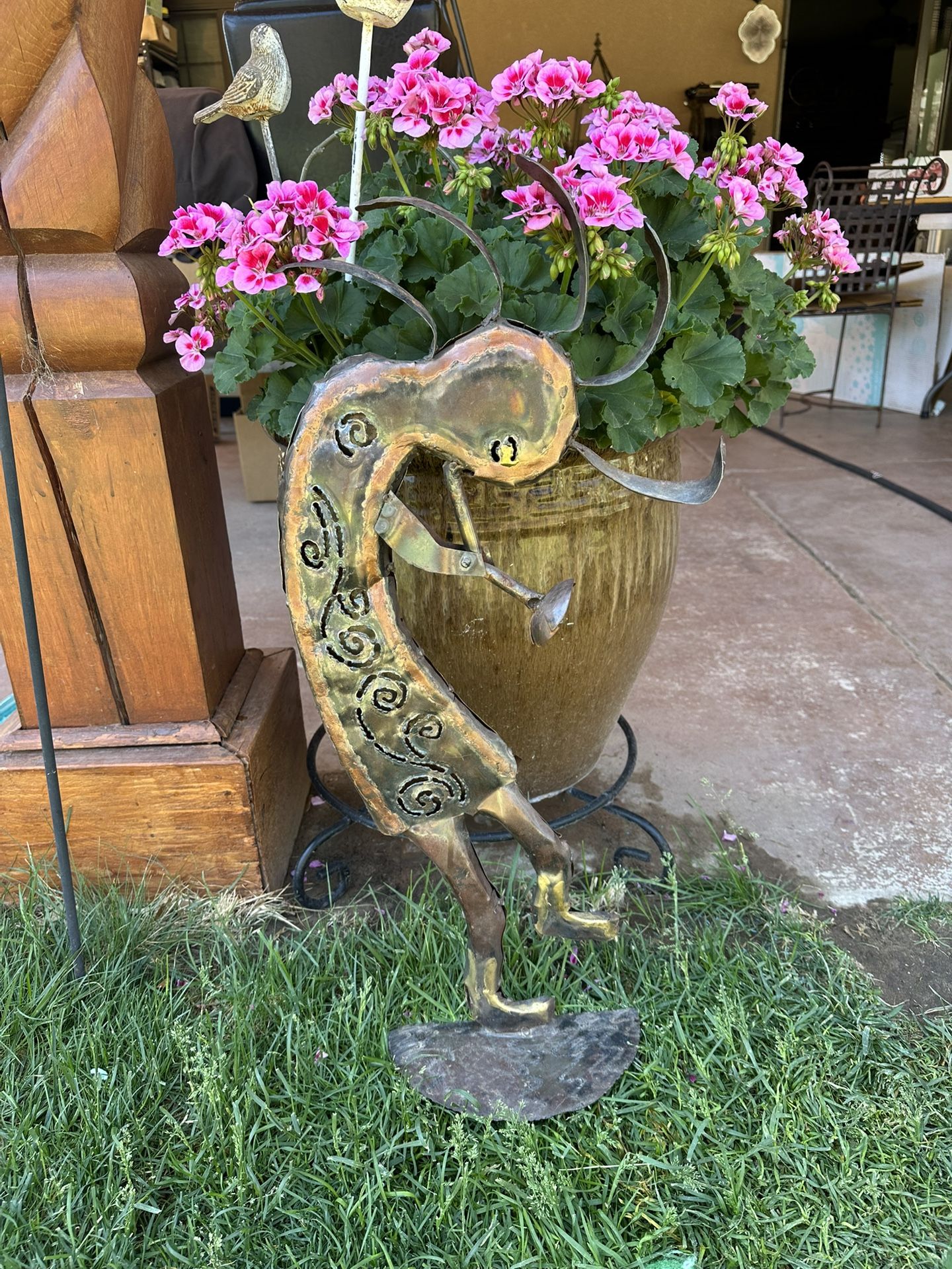Metal Kokopelli Yard/Garden Decor