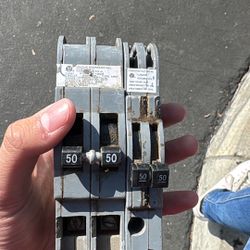 Double Pole 50 Zinsco breakers