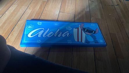 Stitch aloha poster