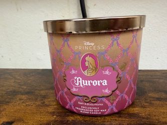 Disney Aurora Bath and Body Works 3 Wick Candle