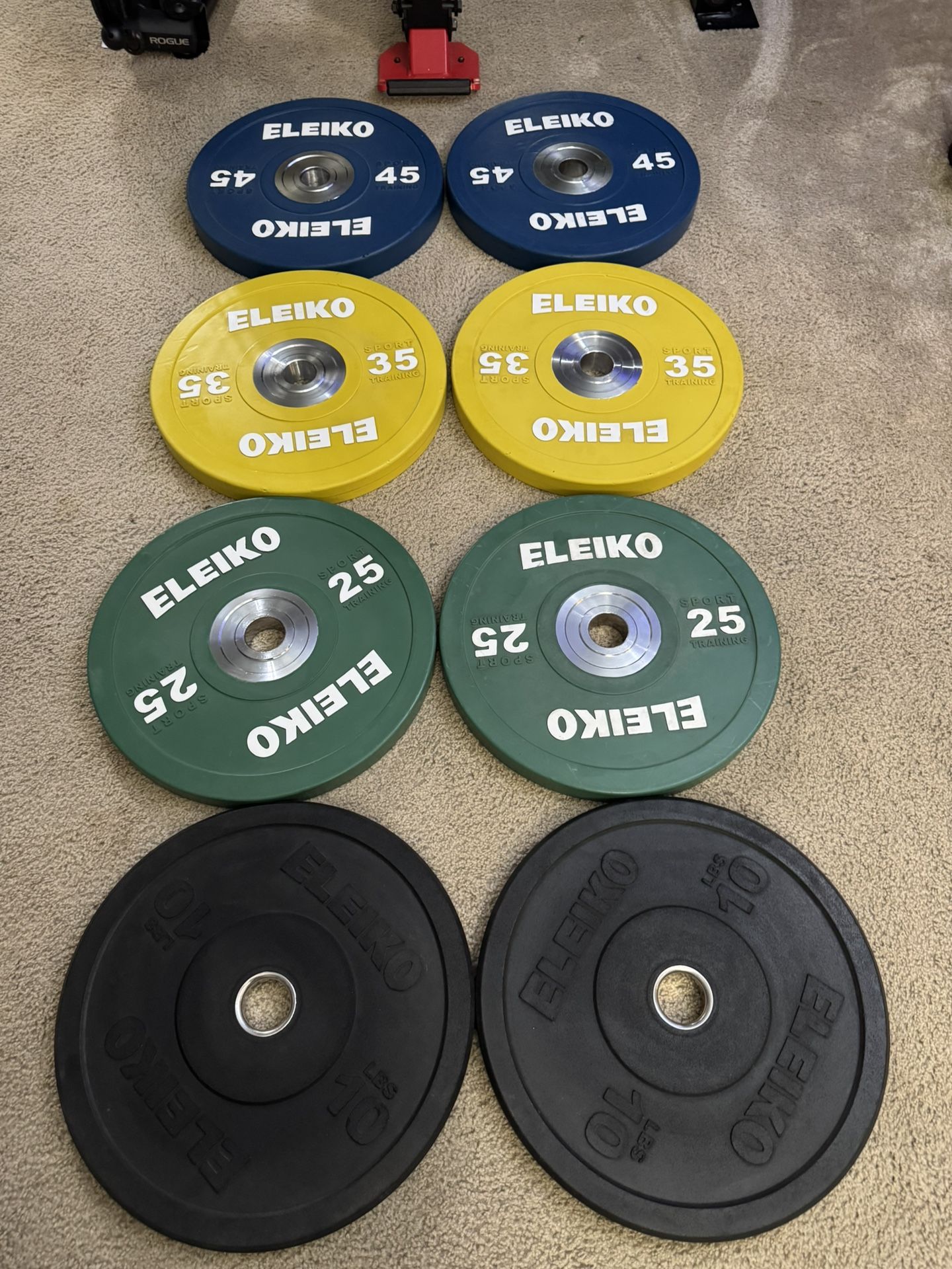 ELEIKO BUMPER PLATES
