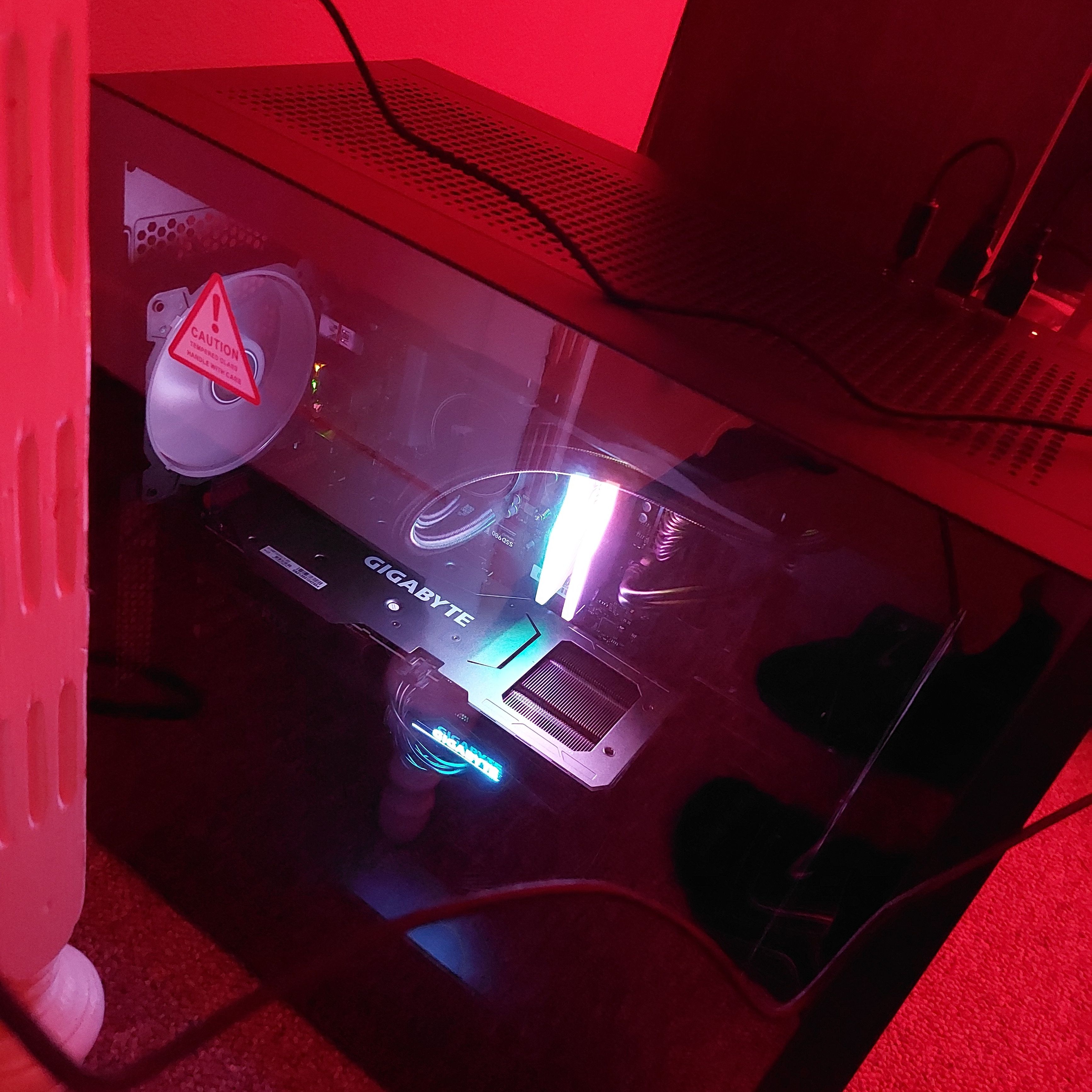 Custom Gaming PC with RGB Lighting