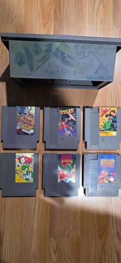NES Games + Storage Box
