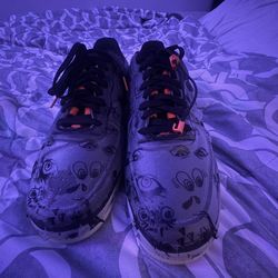 Costom Air Force 1 With doodle/eyes design