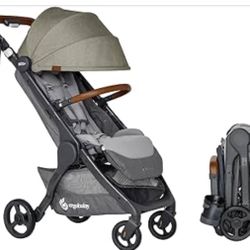 Ergobaby Metro+ Deluxe Compact Baby Stroller, Empire State Green