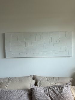 White layered Painting