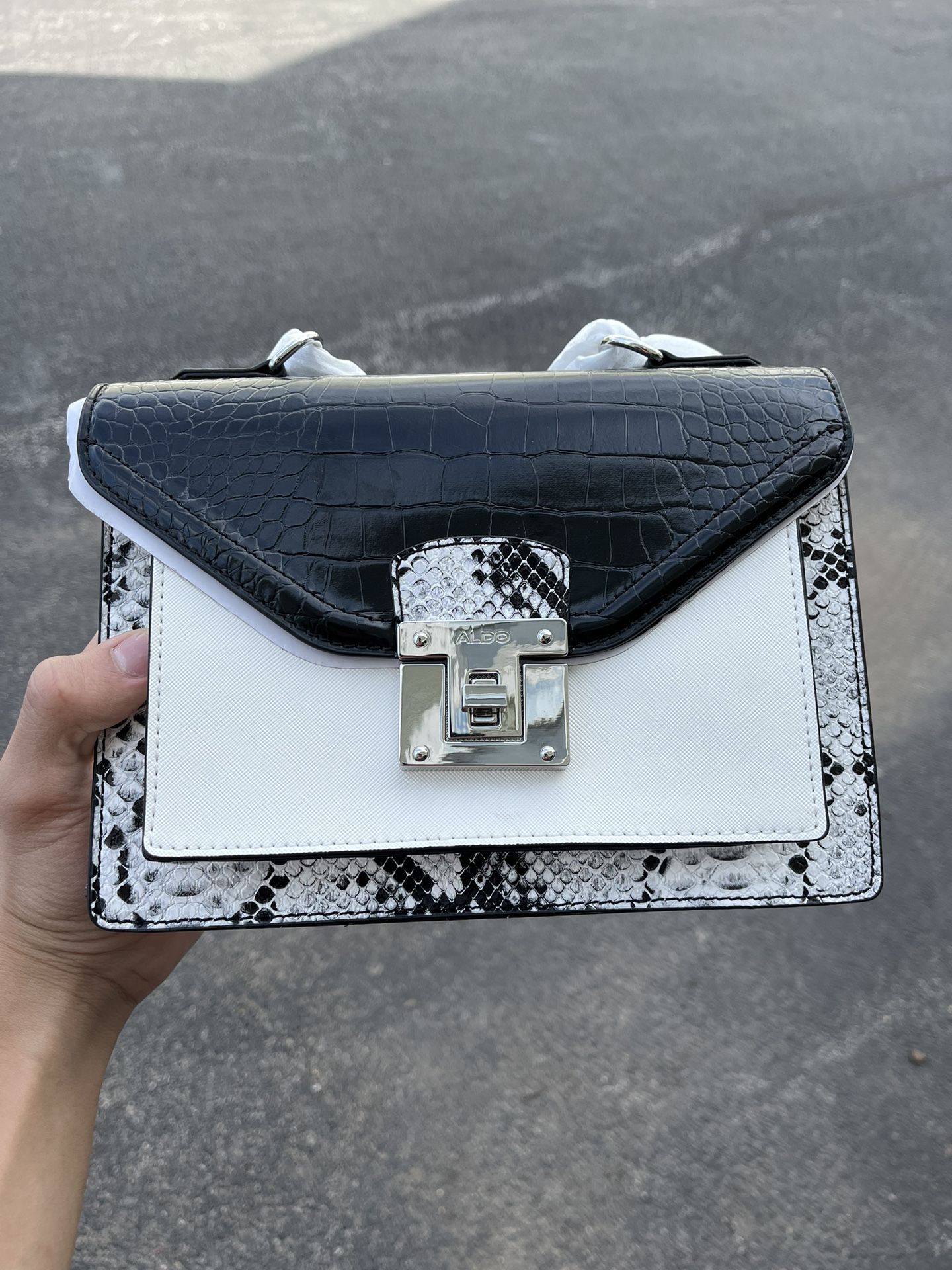 Aldo Snakeskin Leather Purse