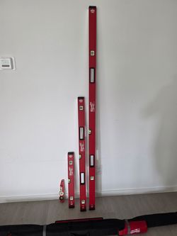 Redstick magnetic box and torpedo level set